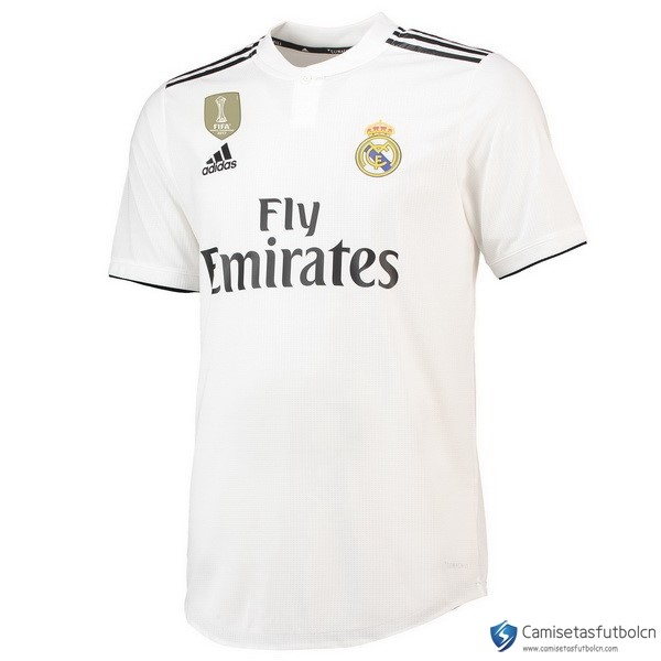 Tailandia Camiseta Real Madrid Primera equipo 2018-19 Blanco